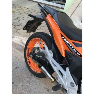 Ponteira Esportiva Honda Cb300 Cbr250, Cb Nova Twister (( Inox + Abafador ))