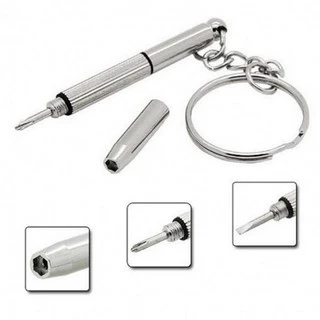 Mini Chave De Fenda 3 Em 1 Conjunto De Ferramentas De Reparo Chaveiro Porta-Chaves Óculos Acessório Telefone