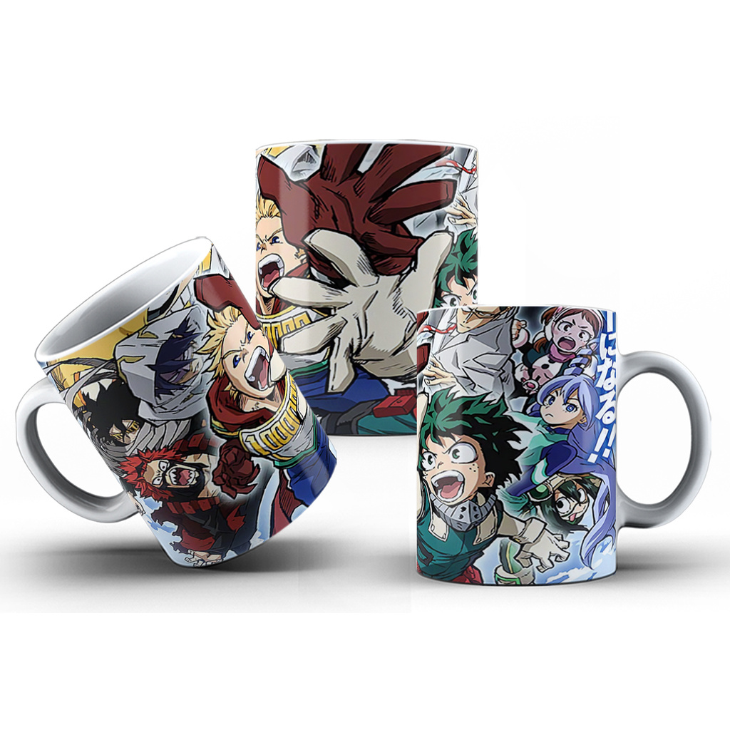 Caneca Boku No Hero My Hero Academia Personagens 3206