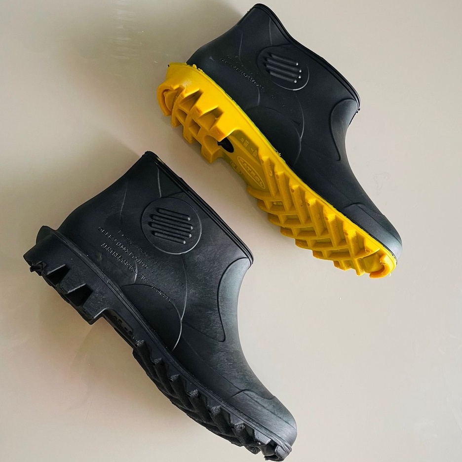 Bota Galocha cano curto chuva moto, pedreiro limpeza pesca borracha pvc impermeável promoção