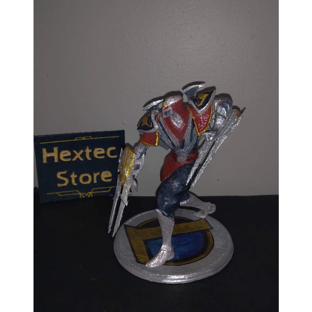 Boneco decoração action figure Zed League of Legends 15cm - 594598810cc8c03555fD32D51b62497e