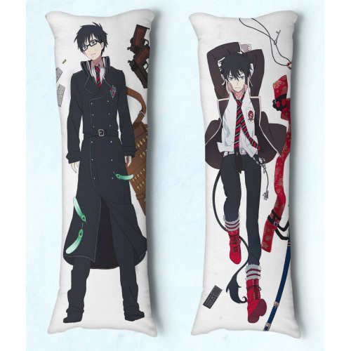 Travesseiro de Abracar Body Pillow Dakimakura Tam 90X30 Anime Ao no Exorcist Rin e Yukio 02 Shopee Brasil