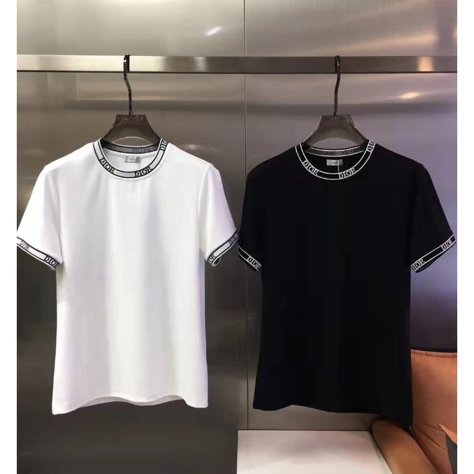 DIOR Moda Camiseta ins tshirt Dos Homens E Mulheres Camisas De