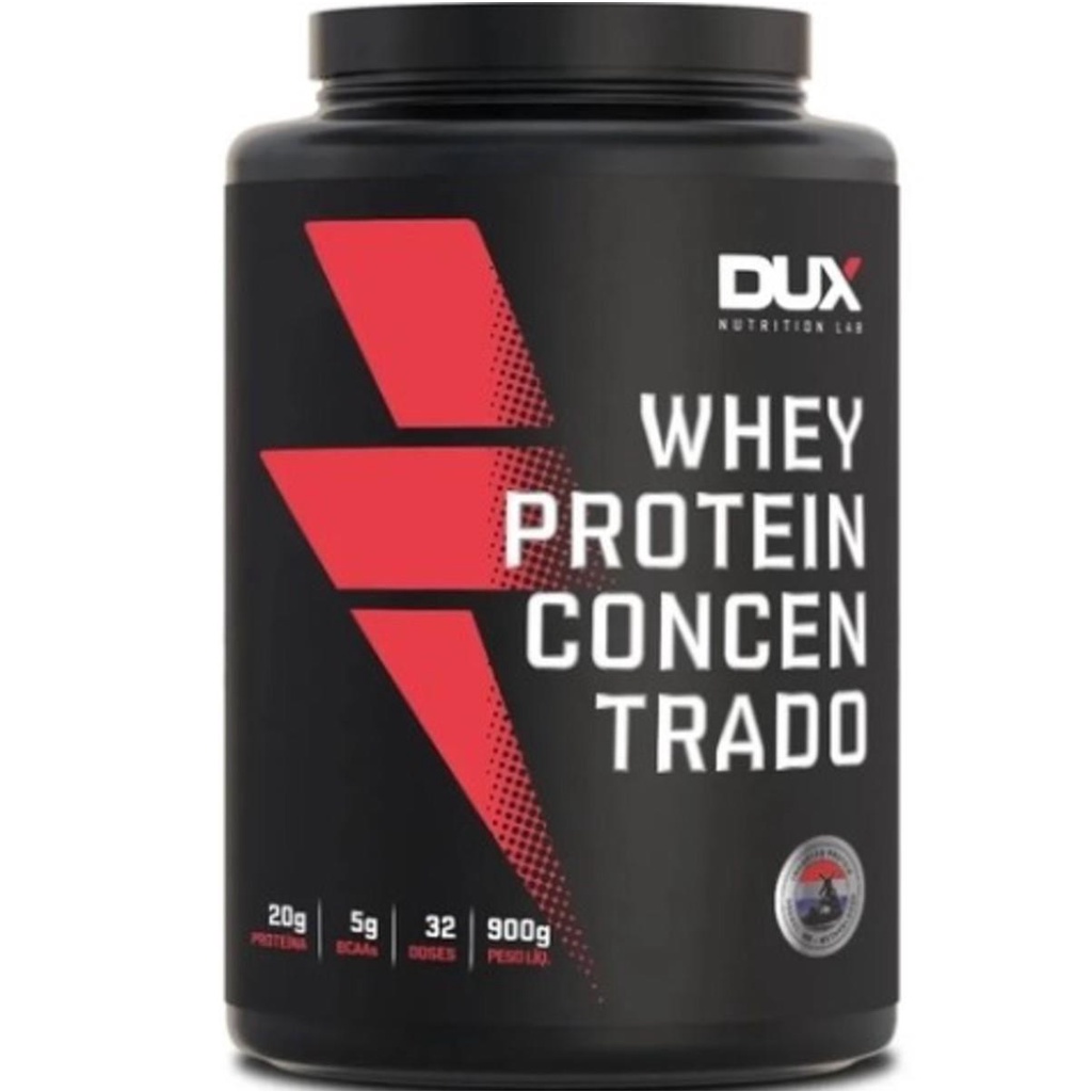 Whey Protein Concentrado Banana Pote 900g – Dux Nutrition