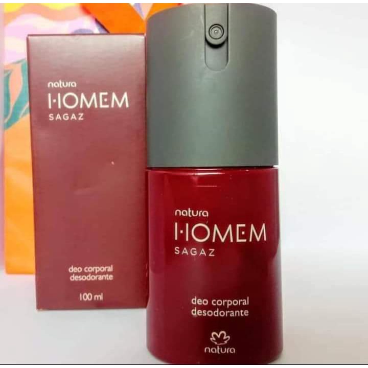 Deo Corporal Spray Natura Homem Sagaz 100ml | Shopee Brasil