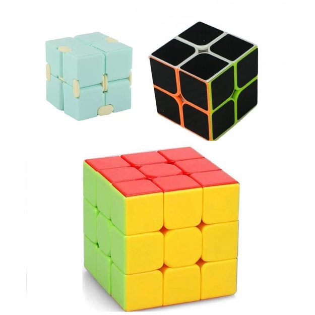 Kit Cubo Mágico 3x3x3 + Cubo Mágico 2x2x2 Original Moyu - Patricinha Make -  Loja Completa de Maquiagem e Acessórios