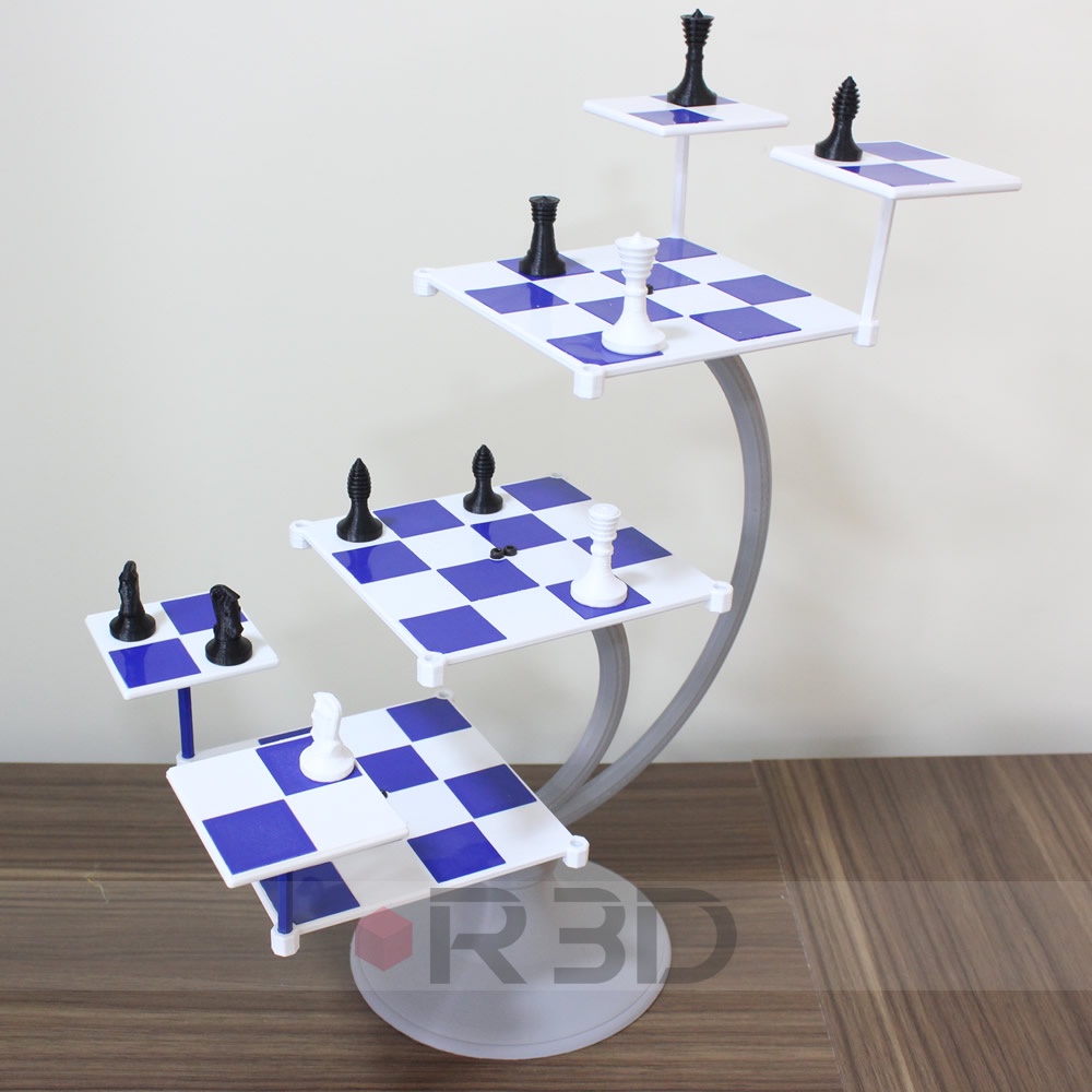 Jogo Tabuleiro De Xadrez Luxo Cavaleiros Medievais 3d 32 Pcs - Sul