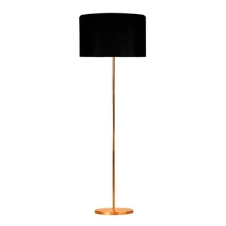 Luminária Abajur Chão Pedestal Piso Coluna Cúpula Tecido