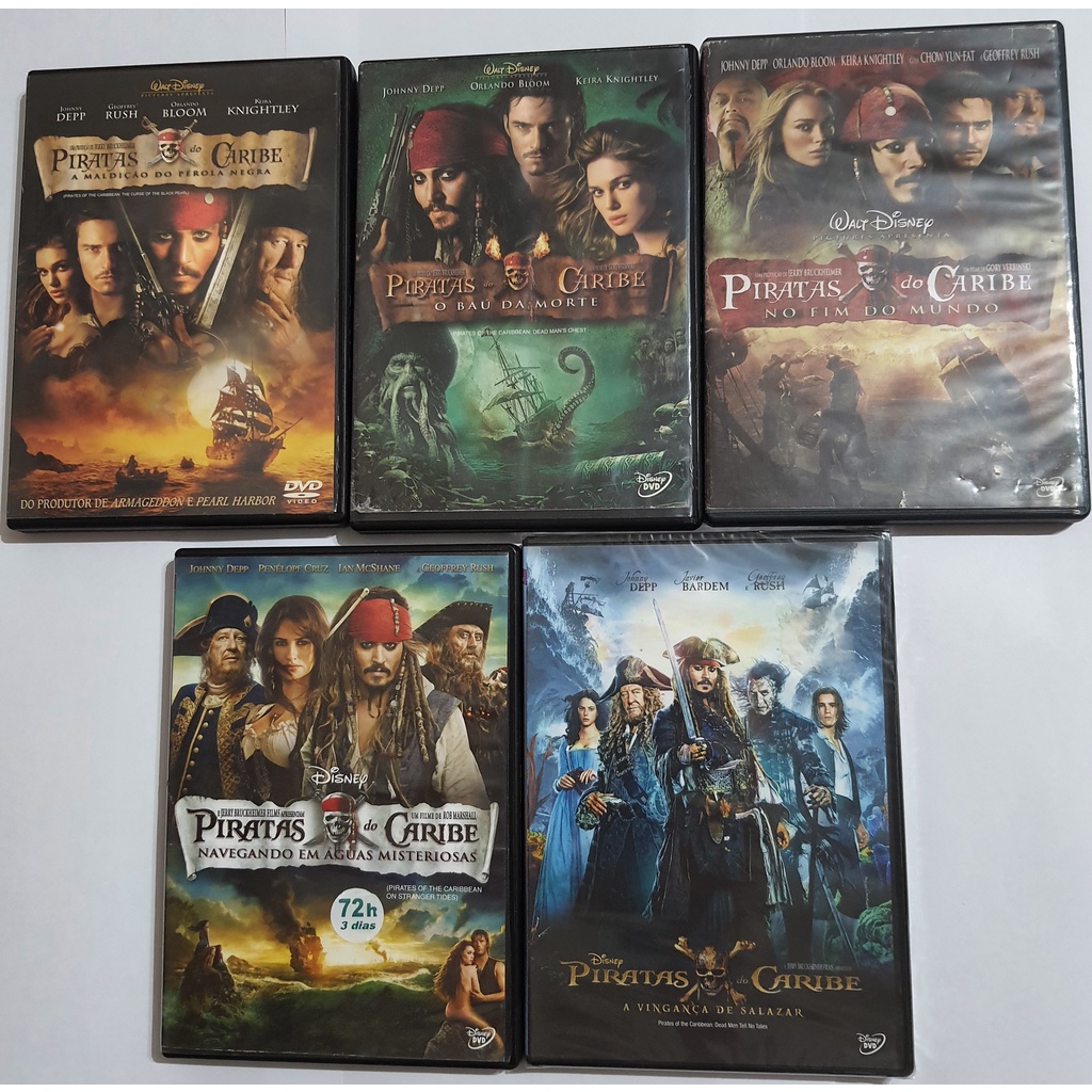 Dvd Piratas do Caribe Edição de Colecionador 3 Discos, Filme e Série  Disney Usado 92444015