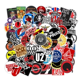 64un stickers metal rock bandas