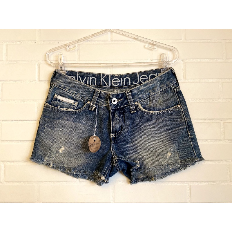 Short jeans store feminino calvin klein