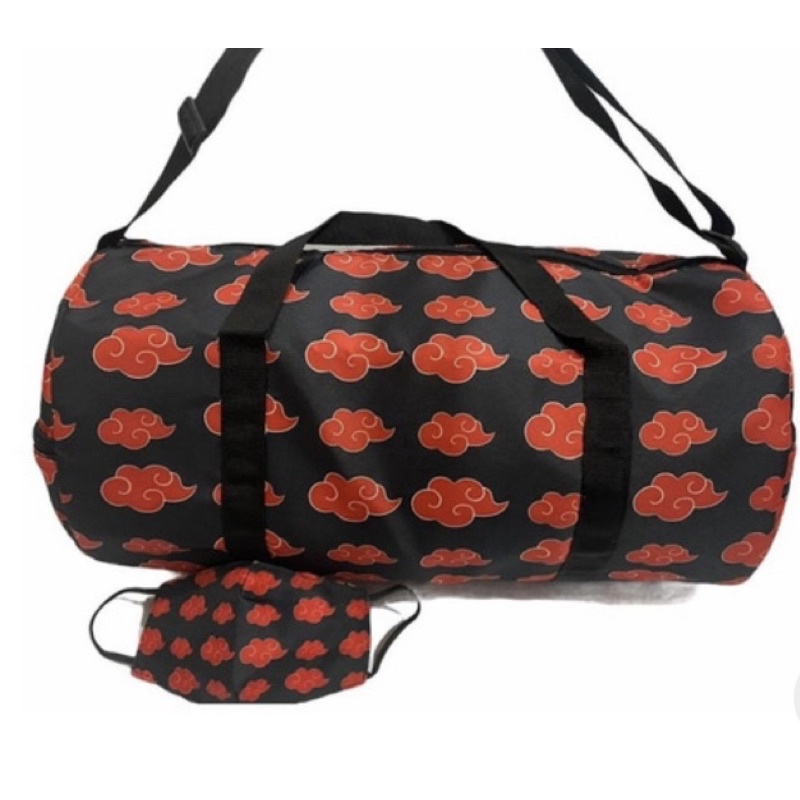 NARUTO-Akatsuki bolsa de peito vermelho nuvem para homens e mulheres,  mochila tiracolo, bolsa de ombro pequena, impermeável, casual, presente -  AliExpress