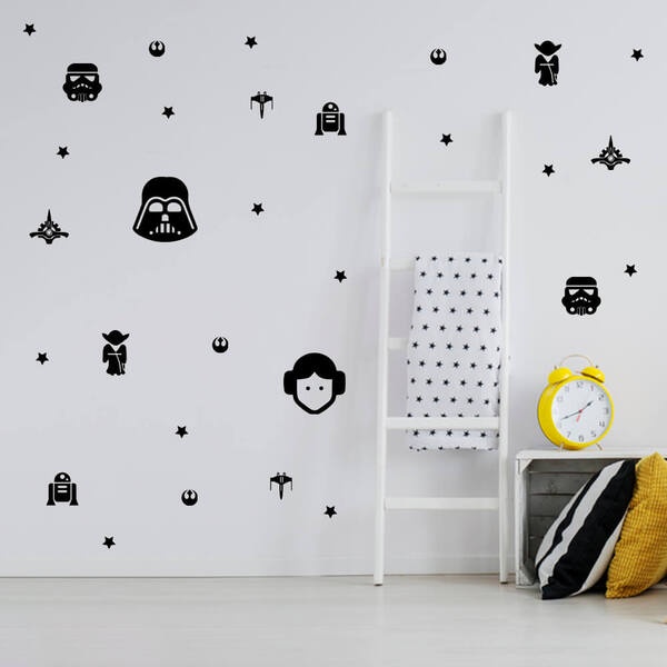 ADESIVO DE PAREDE STAR WARS VARIADOS
