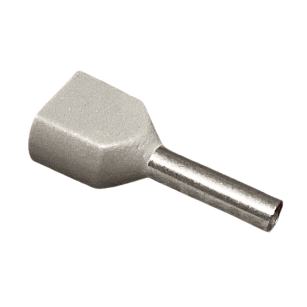 Terminal Tubular Ilhós Duplo Pré-isolado Tubo Tubolar Conector Eletrico ...