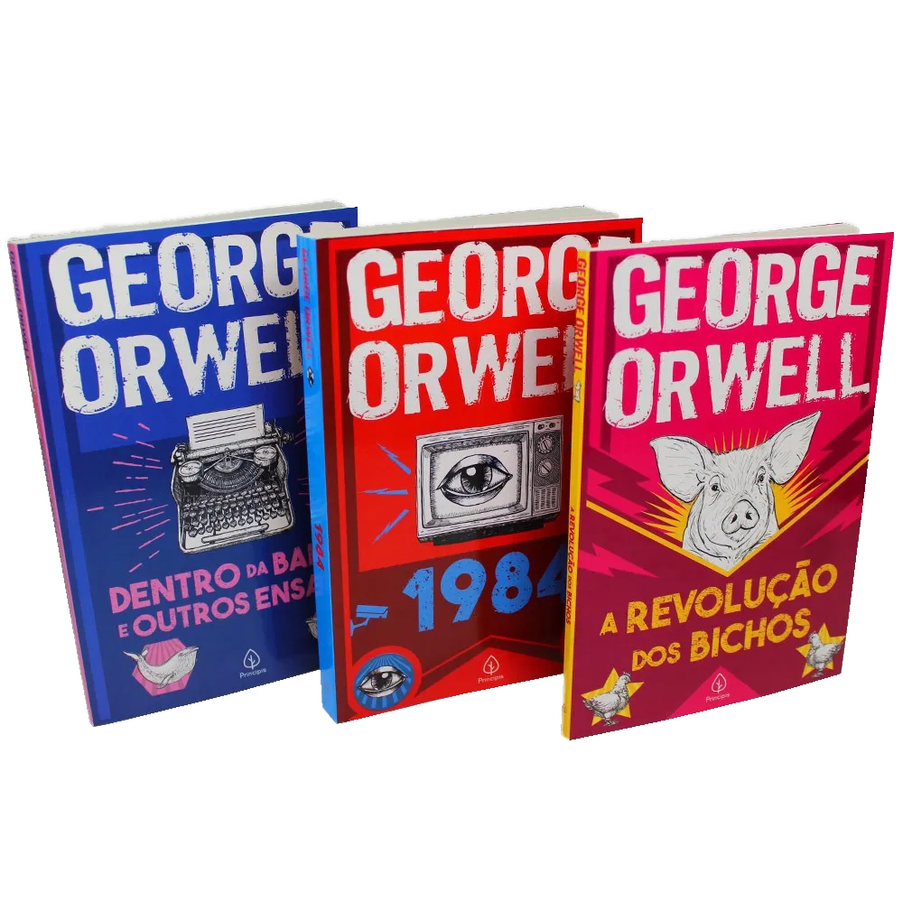 Livro Box com 3 livros - As obras revolucionarias de George Orwell ...