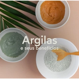 Argila Rosto Pele Cabelo Escolha Quantas Quiser 50 gramas