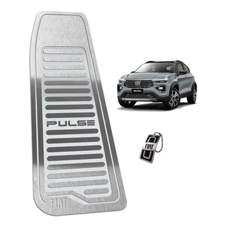 Descanso De Pé Fiat Pulse Aço Inox Escovado + Brinde