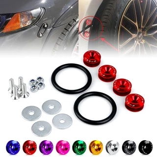 Fender Fixadores De Liberação Rápida JDM De Corrida Para Pára-Choques De Carro Kit De Tampas De Escotilha Do Lamas Porta-Malas