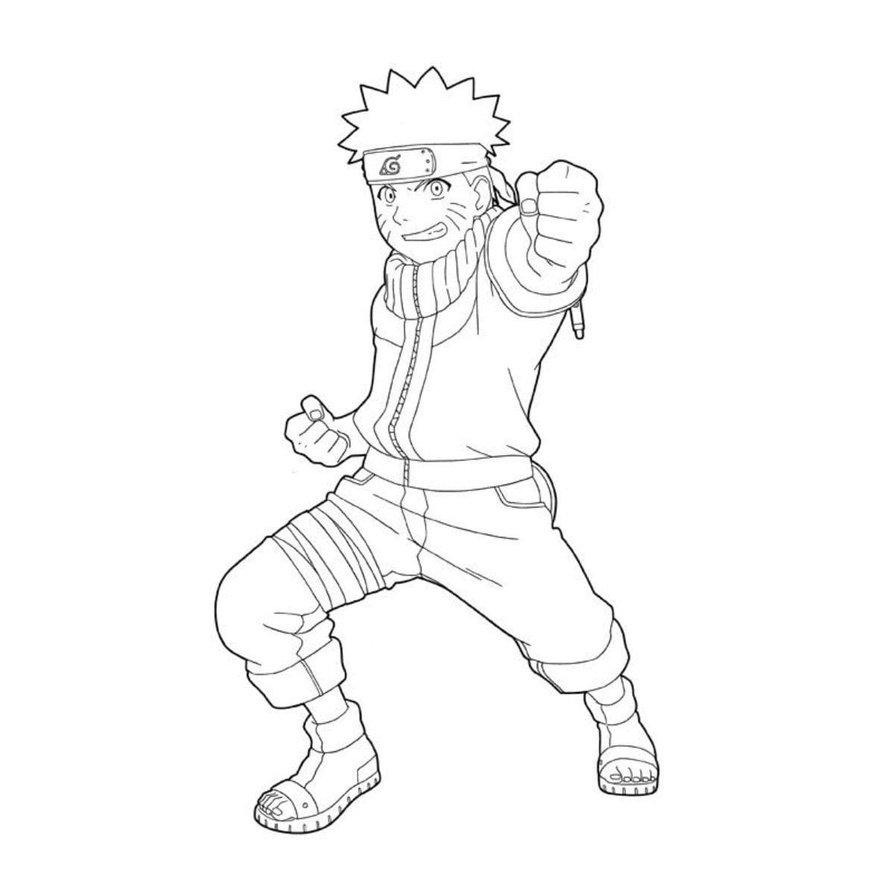 Desenho para colorir, Naruto