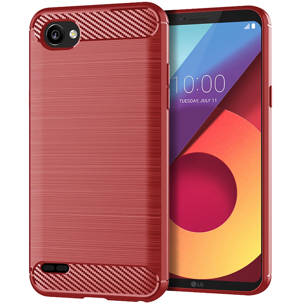 Para LG Q6/Q6 Plus Alpha Capa Funda Estilo Silicone TPU De Telefone  Anti-Queda