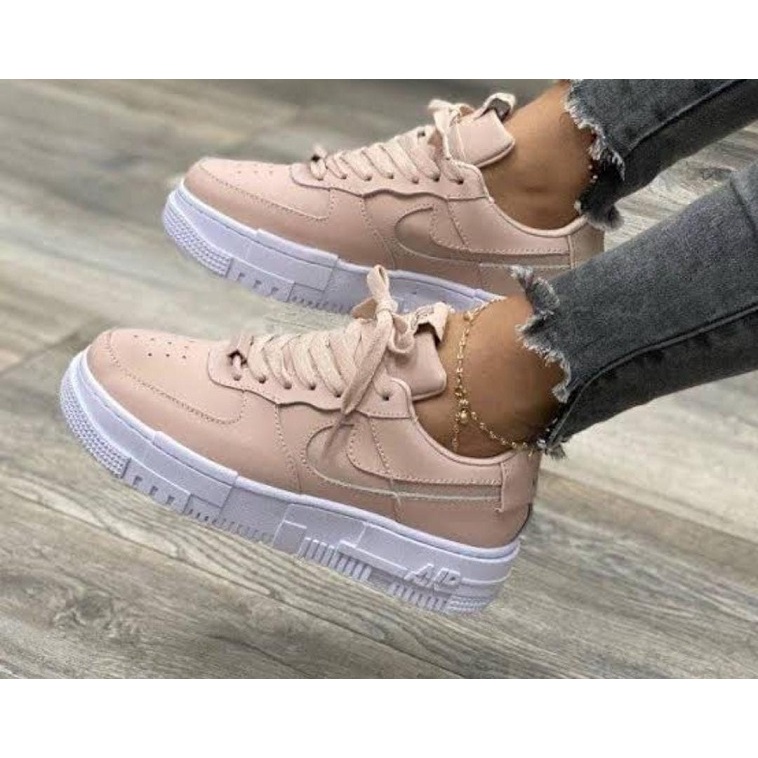 Tênis Feminino Nk Air Force 1 Pixel Air Force Lançamento Promoção Black Friday