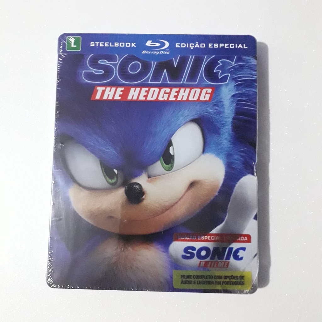 Sonic O Filme Steelbook Lacrado e Original | Shopee Brasil