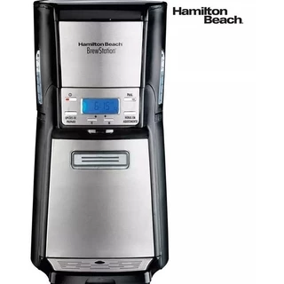 Cafeteira Elétrica Programável Hamilton Beach Digital Brewstation Elite Inox c/ Dispenser 1,7 Litros