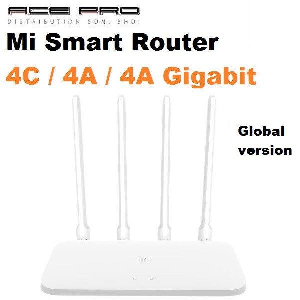 Xiaomi Mijia Router 4C 4A 4A Versão Gigabit R4A 128Mb Memória 2.4GHz 5.0GHz Repetidor WiFi De Banda Dupla