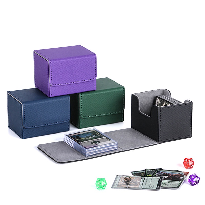 God-Player Deck Box – Fits Pokémon, Yu-Gi-Oh!, Magic Cards – Black Card Holder