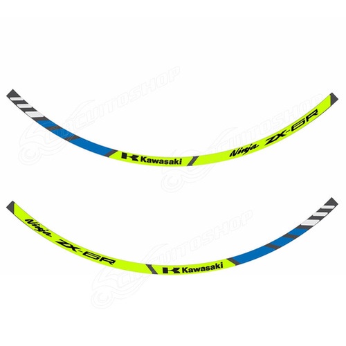 Friso Adesivo Refletivo Roda M2 Moto Kawasaki Zx-6r Zx 6r | Shopee