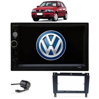 Central Multimidia Gol G3 2000 2001 2002 2003 2004 2005 Mp5 Moldura Câmera De Ré