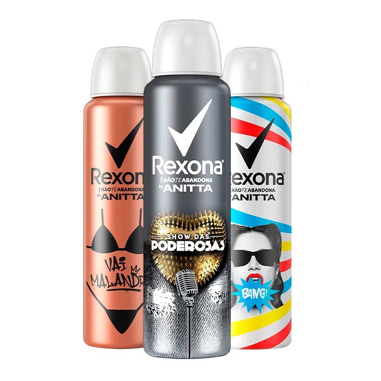 Rexona by Anitta: conheça a linha de desodorantes inspirada nos hits da  cantora - Purebreak
