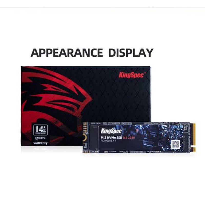 Ssd Gamer Nvme M 2 Kingspec 128gb 256gb 512gb Faz A Boa 