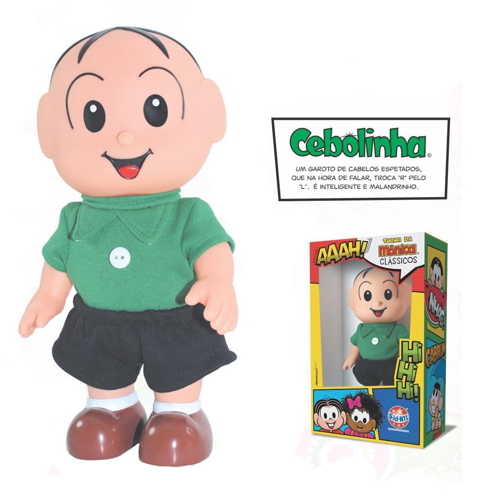 Boneca Turma Da Monica Classicos 24 Cm Cebolinha Sid Nyl Shopee Brasil 5104