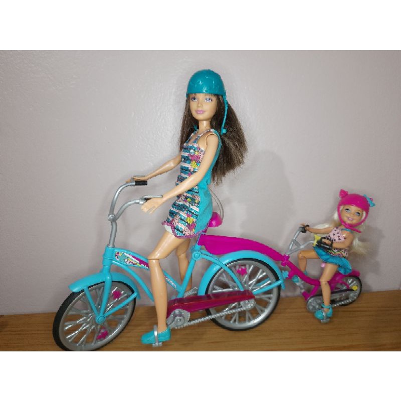 Conjunto Bonecas Bicicleta irmãs Barbie