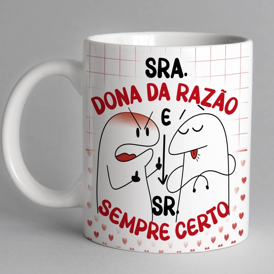 Caneca Personalizada Meme Flork Dia dos Namorados