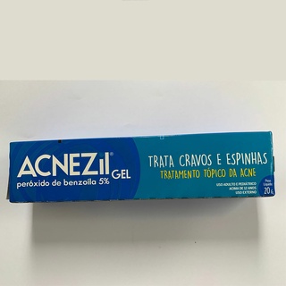 Kit 2 Pomada Acnezil Gel 20g Tratamento Para Cravos Espinhas | Shopee ...