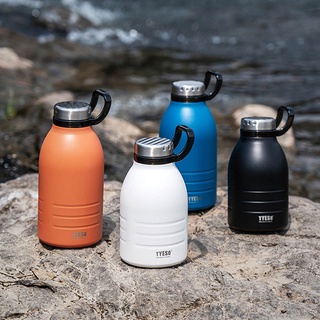 1500 Ml Portátil Ao Ar Livre Escalada Camping Esporte Térmica Garrafa Com Canudo De Aço Inoxidável Dupla De Viagem