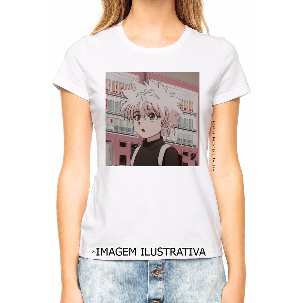 HUNTER X HUNTER ANIME - CAMISETA UNISSEX E BABY LOOK 100% POLIÉSTER