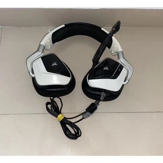 Headset Gamer Corsair Rgb Void Branco Usb 7.1 Com Microfone