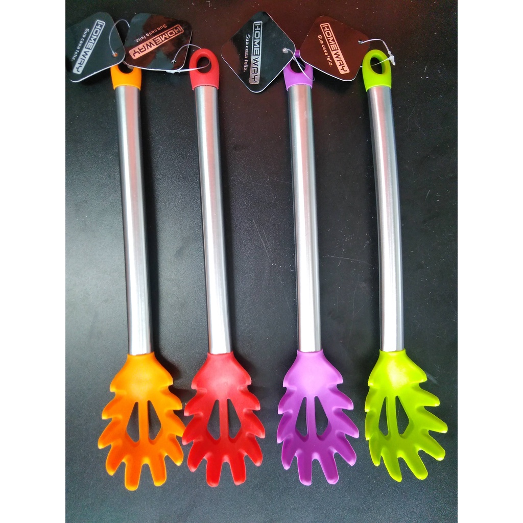 SHOWERORO Garfo De Cozinha De Silicone Garfo De Mistura Garfo De Comida  Servidor De Macarrão Fogão De Bacon Utensílios Domésticos Kit De Bolo Garfo  De