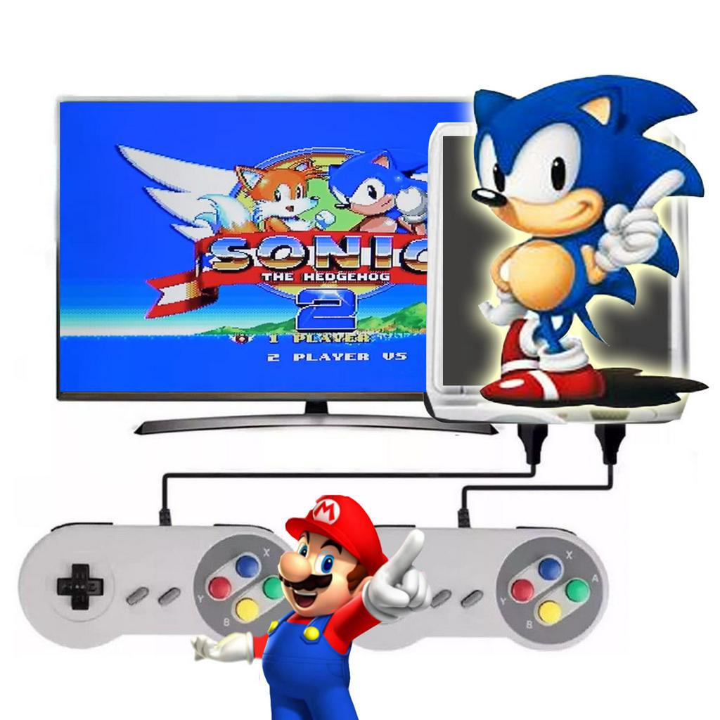 Tem sonic no game stick