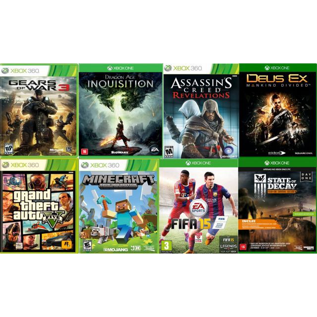 1 jogos para xbox 360 a escolha