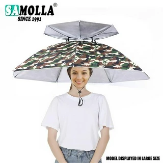 Chapéu De Chuva Portátil Do Exército Sol Verde Dobrável Para Pesca Ao Ar Livre Sombra À Prova D