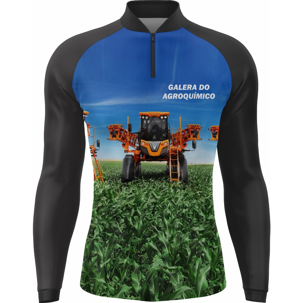 Camiseta Agro Bruto - Cavalo Manga Larga - Proteção UV 50+ - Play