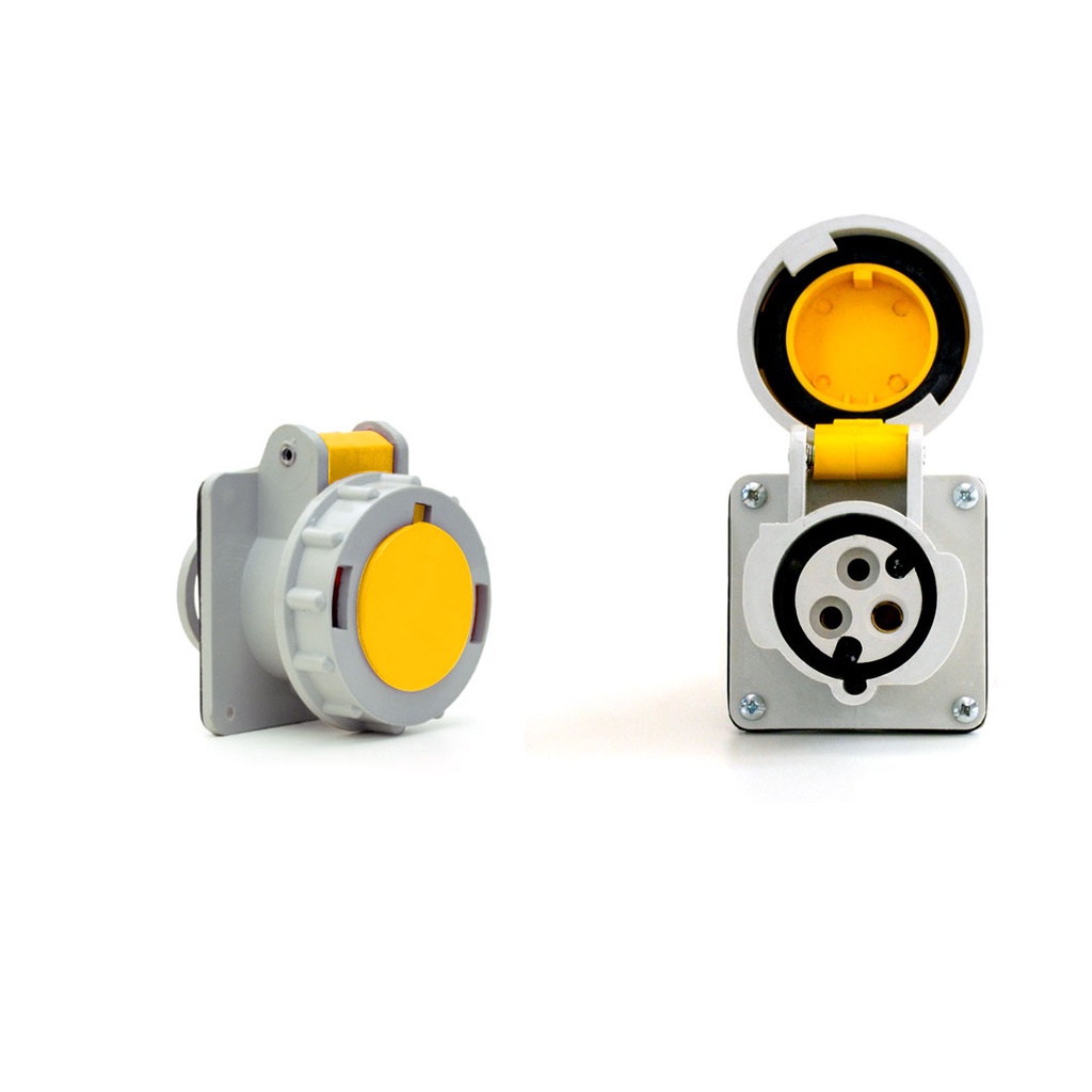 Tomada Industrial Embutir 2P+T32a 110/130V Ip67strahl PA3244