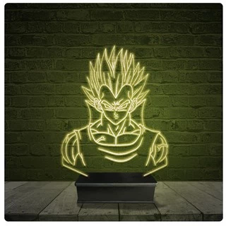 Led Luminária Acrílico Abajur - Dragon Ball