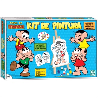 Kit Artístico Infantil Com Cavalete e Acessórios Para Pintura 13