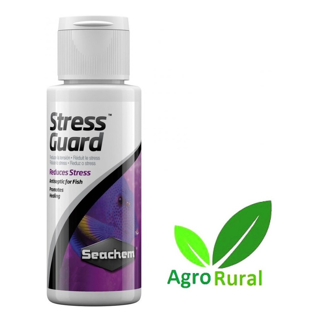 Seachem Stress Guard 50ml. Redutor de Stress e Protetor de Mucosas P ...