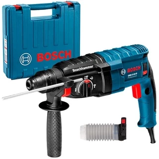 Martelete SDS-Plus 820W 2,7 KG GBH 2-24D Perfurador Rompedor c/ Coleto de Pó BOSCH